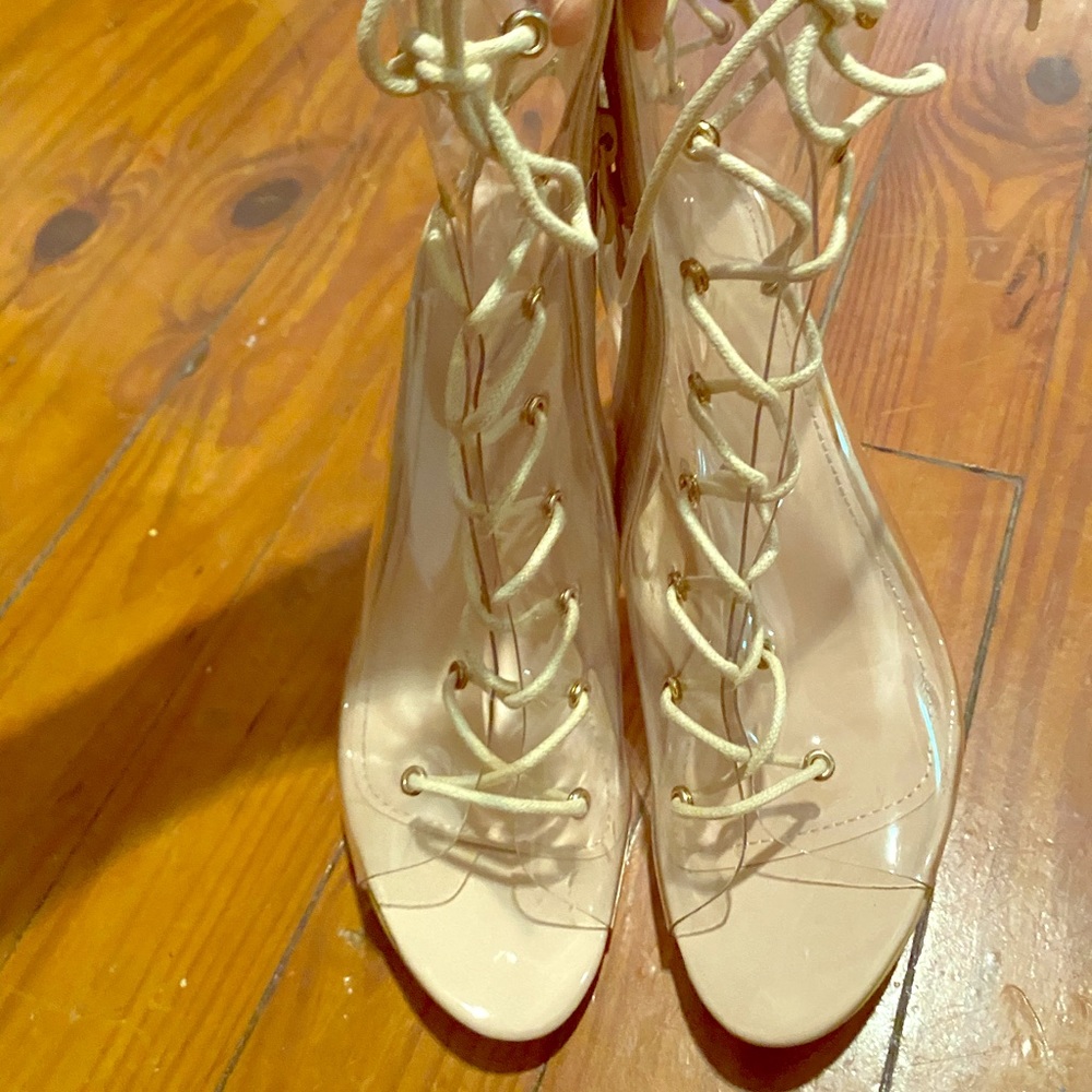 Clear boots